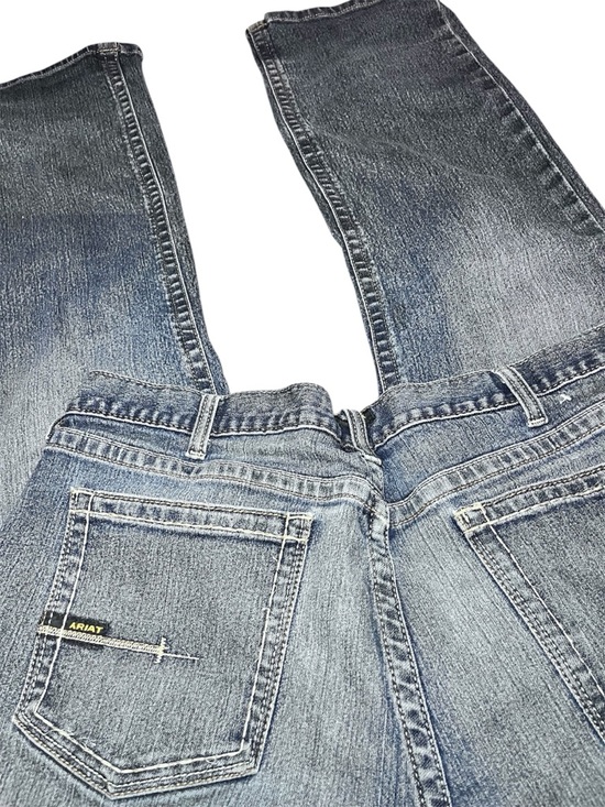 Ariat Men's Faded Blue Straight Jeans - Picture 4 of 4